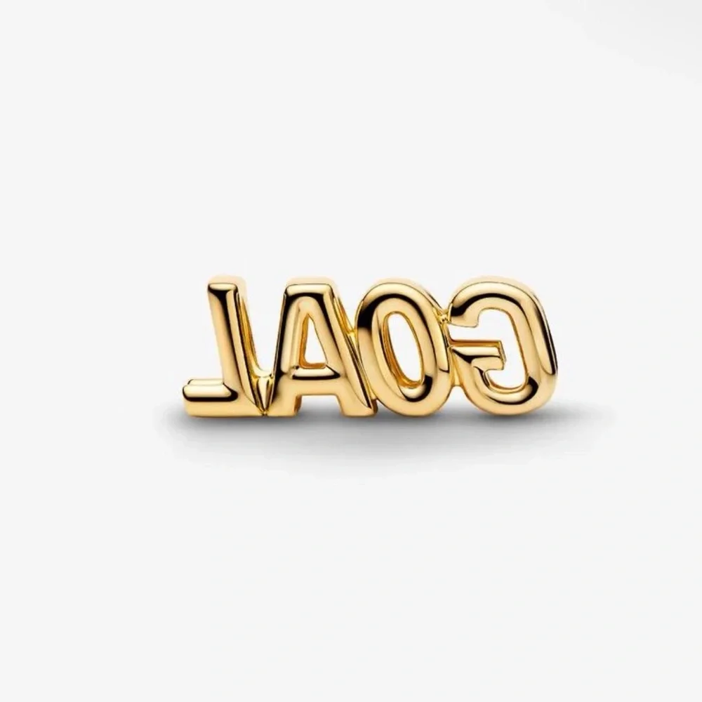Authentic Pandora Goal Script Charm. - Picture 2 of 4